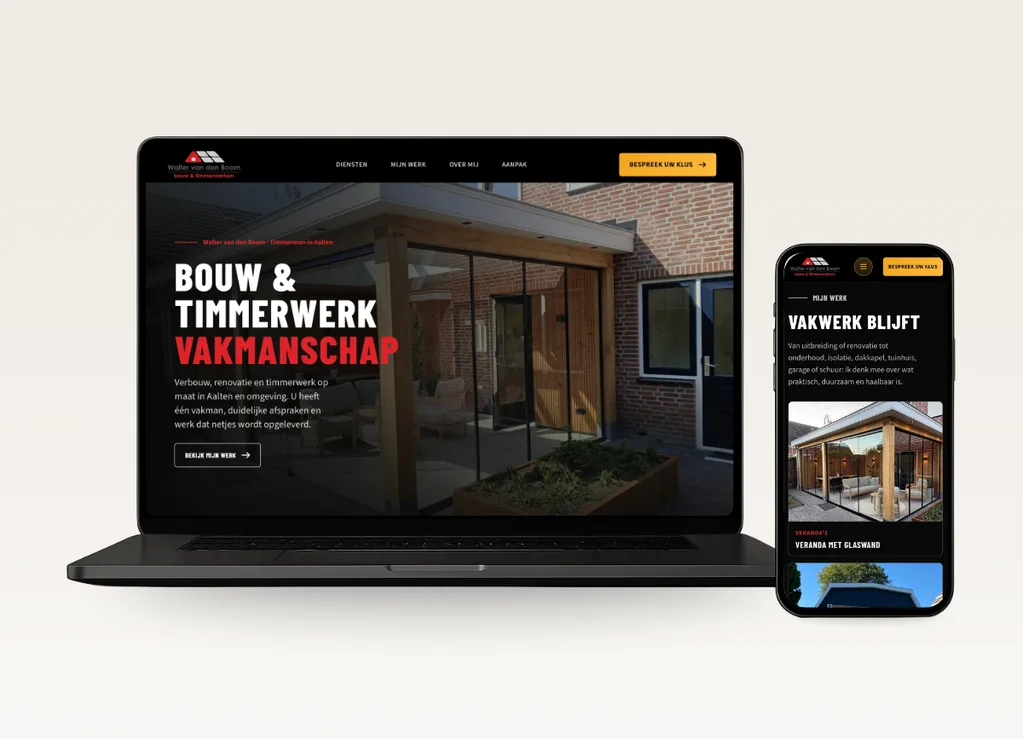 Webdesigner Aalten voorbeeld Walter van den Boom