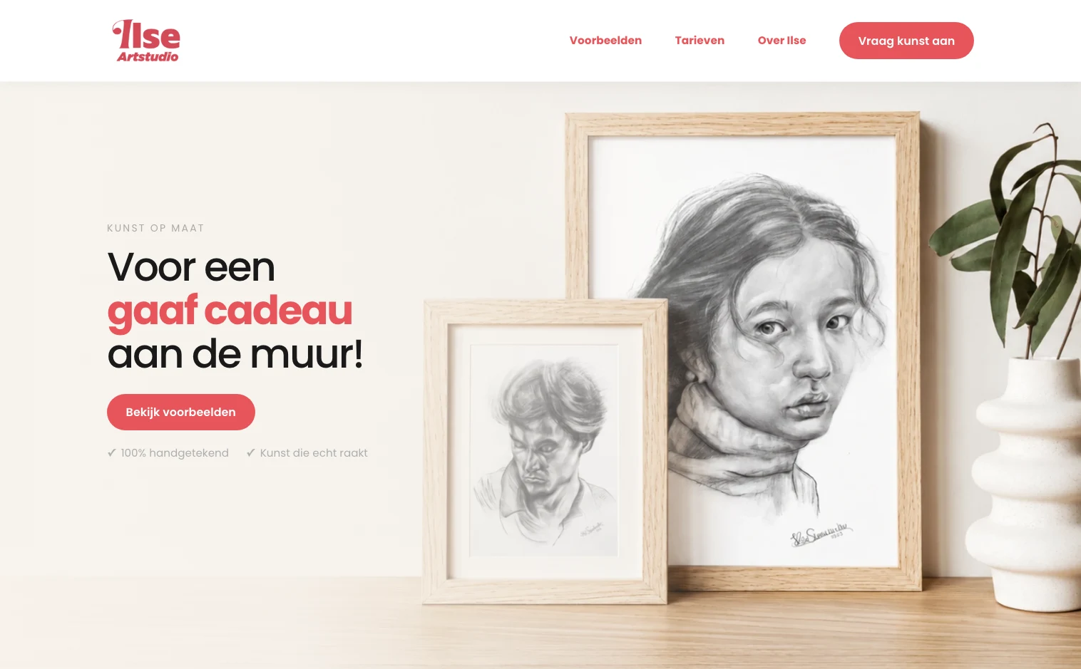 Website van Ilse Artstudio