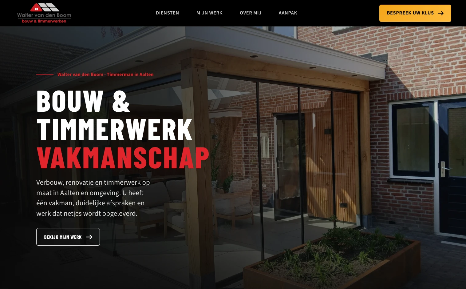 Website van Walter van den Boom